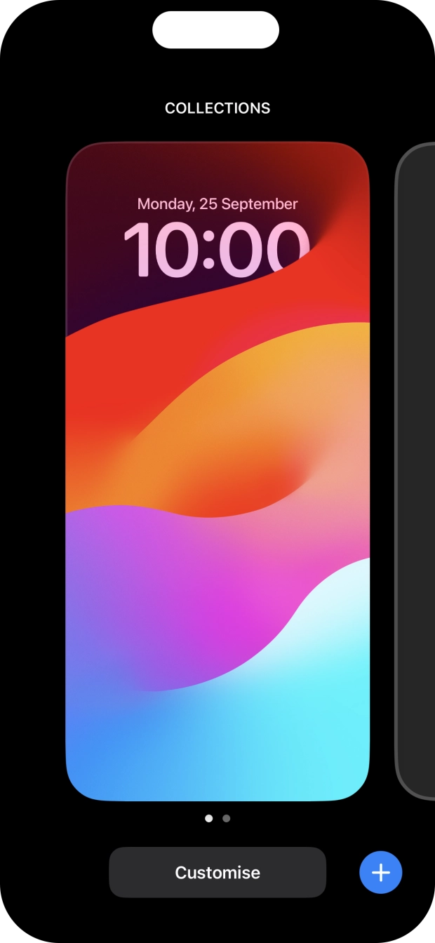 Press the add icon.