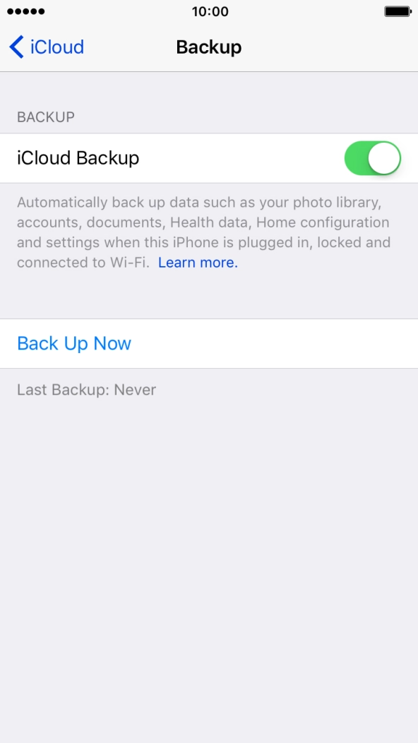 Press Back Up Now. Press Back Up Now.