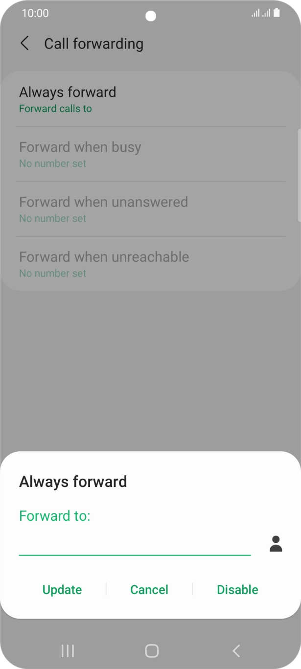 Press Disable.