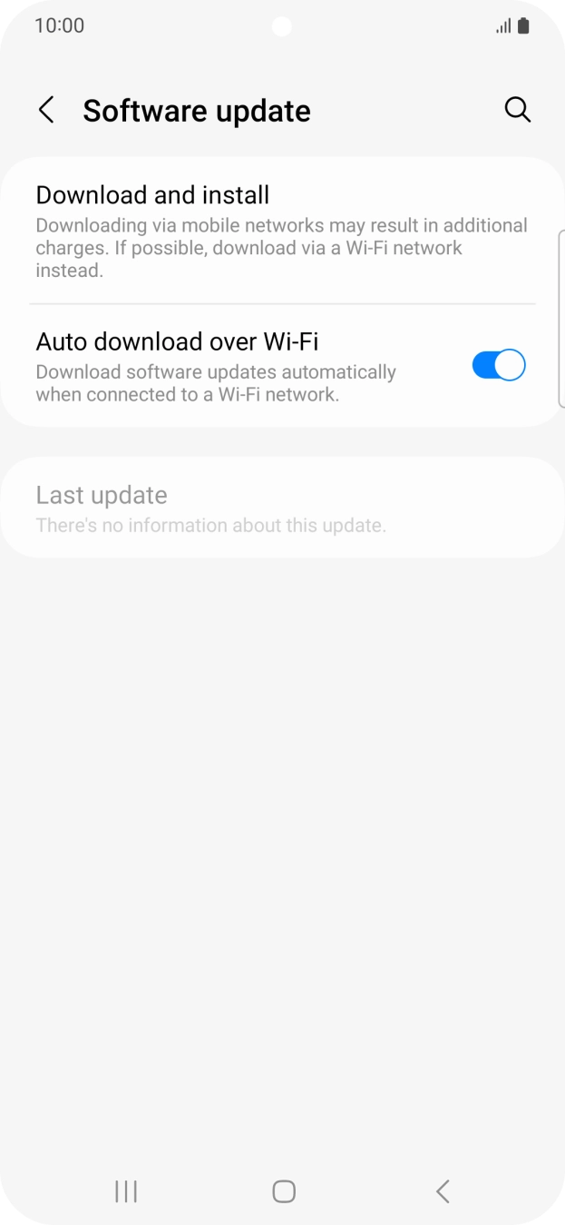Press Download and install. If a new software version is available, it's displayed. Follow the instructions on the screen to update the phone software. Press Download and install. If a new software version is available, it's displayed. Follow the instructions on the screen to update the phone software.