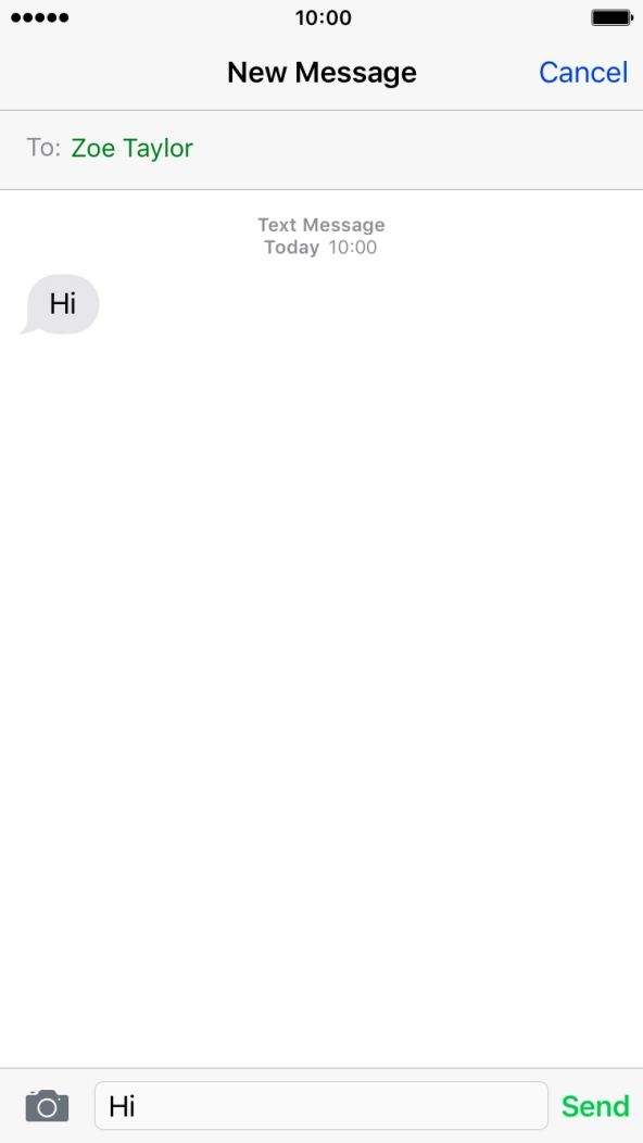 Press Send.