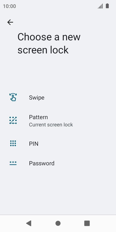 Press Swipe.