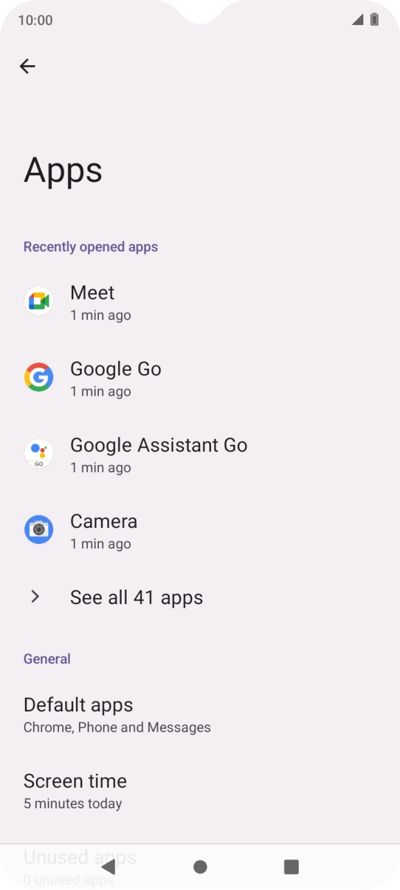 Press See all apps. Press See all apps.
