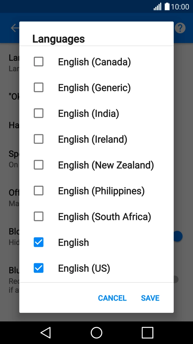 Press SAVE. Press SAVE.