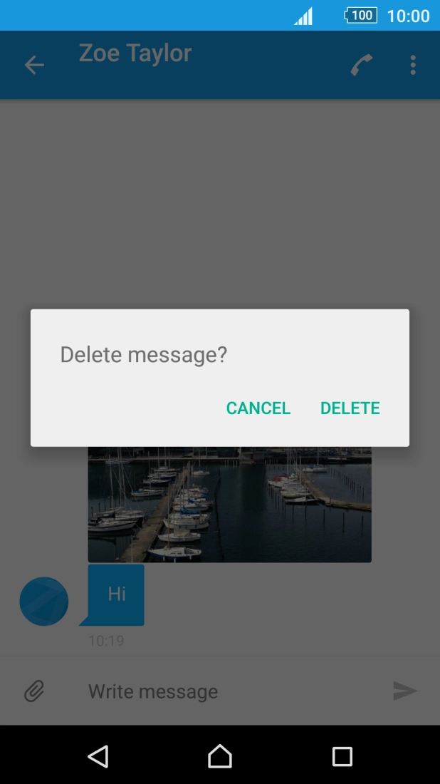 Press DELETE. Press DELETE.