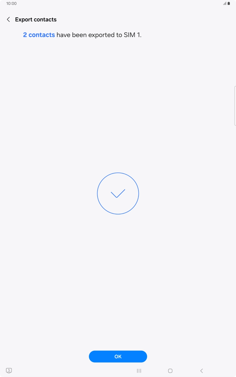 Press OK. Press OK.