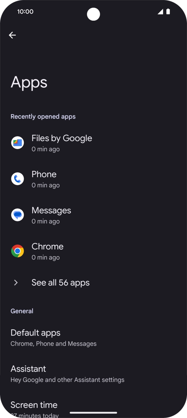 Press See all apps. Press See all apps.