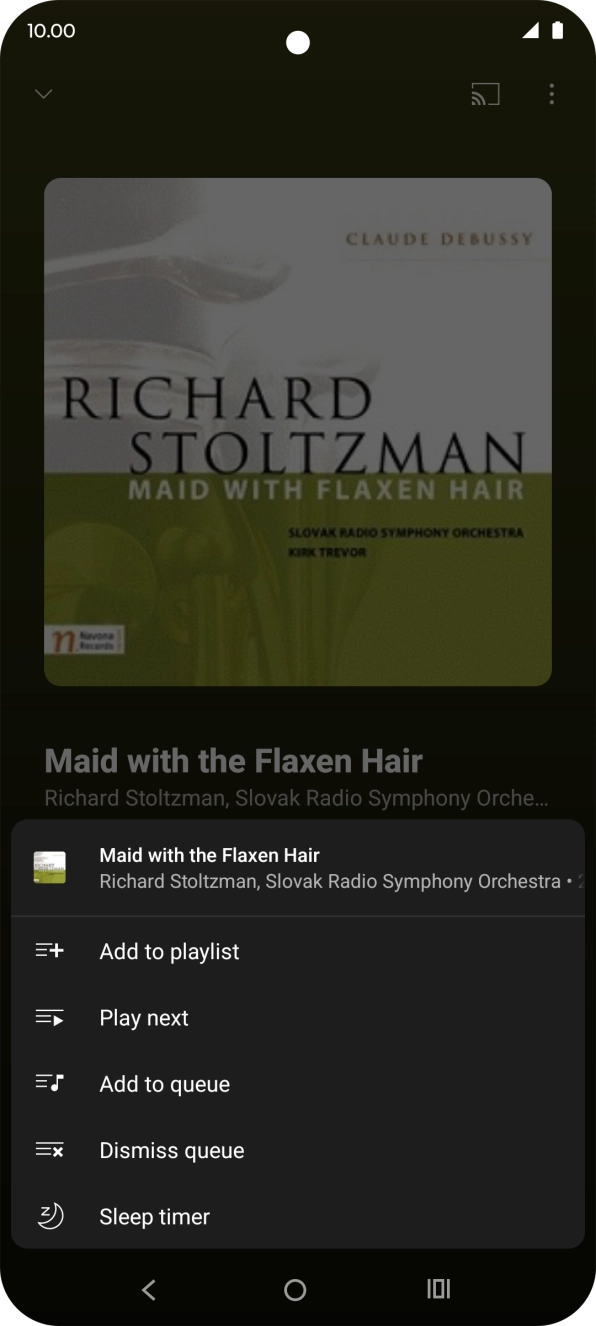 Press the add icon.