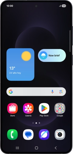 Imagen 1: Vista frontal del Samsung Galaxy S25 Edge - Black