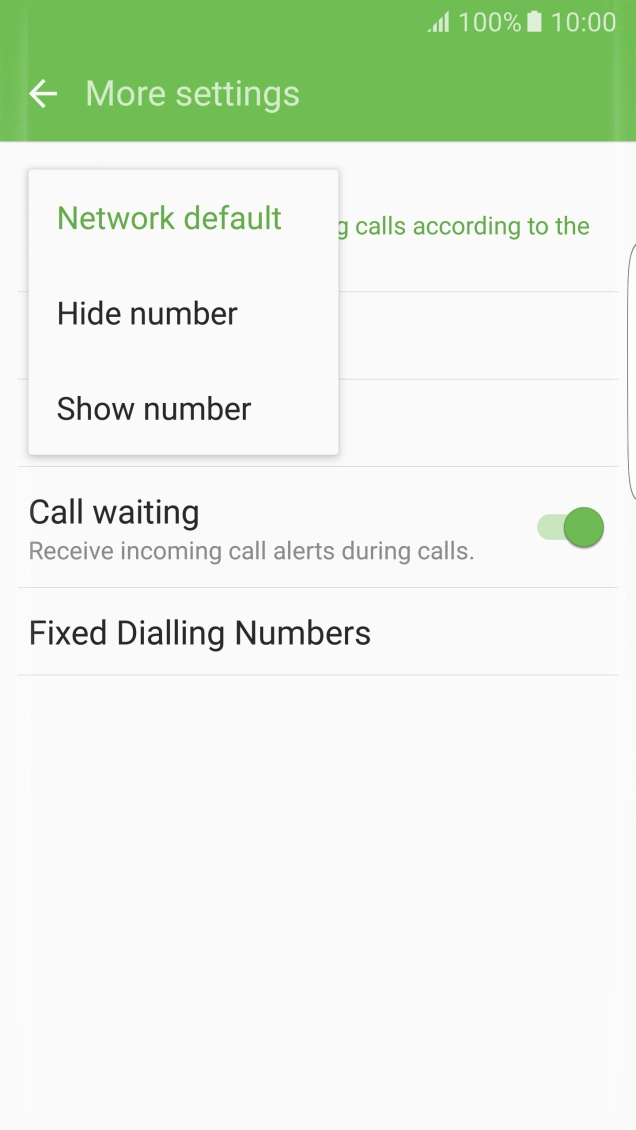 Press Show number to turn on caller identification. Press Show number to turn on caller identification.