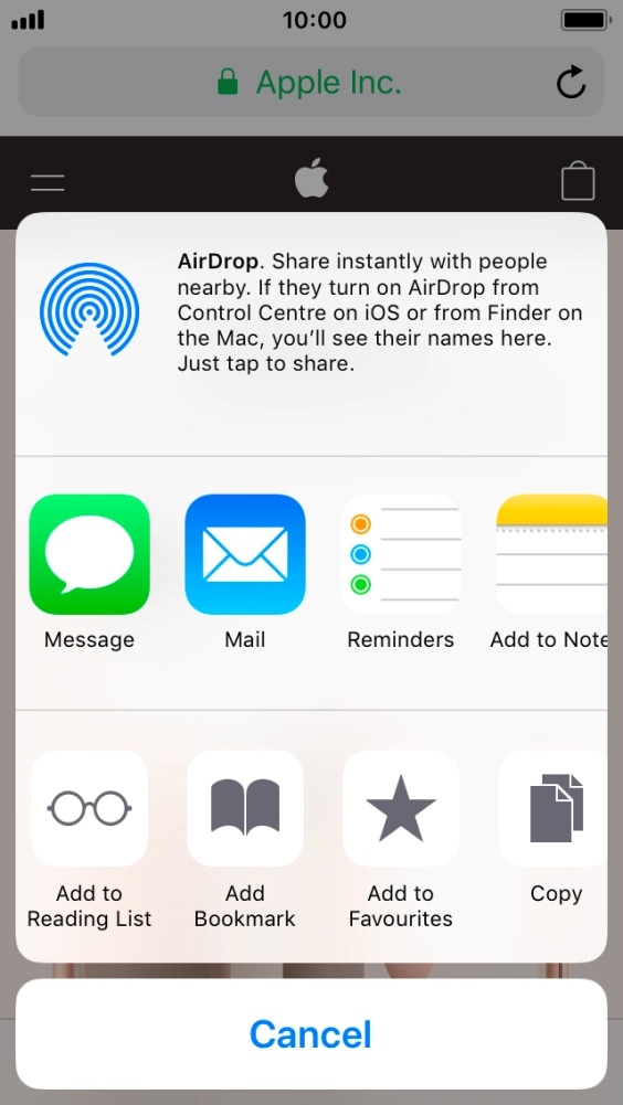 Press Add Bookmark.