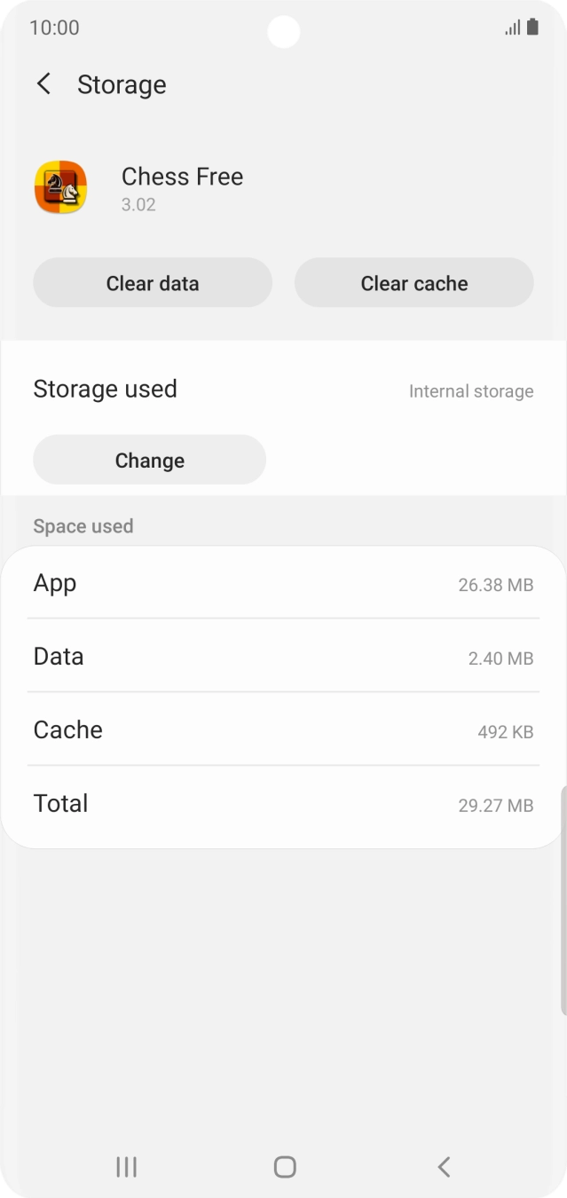 Press Clear cache. Press Clear cache.