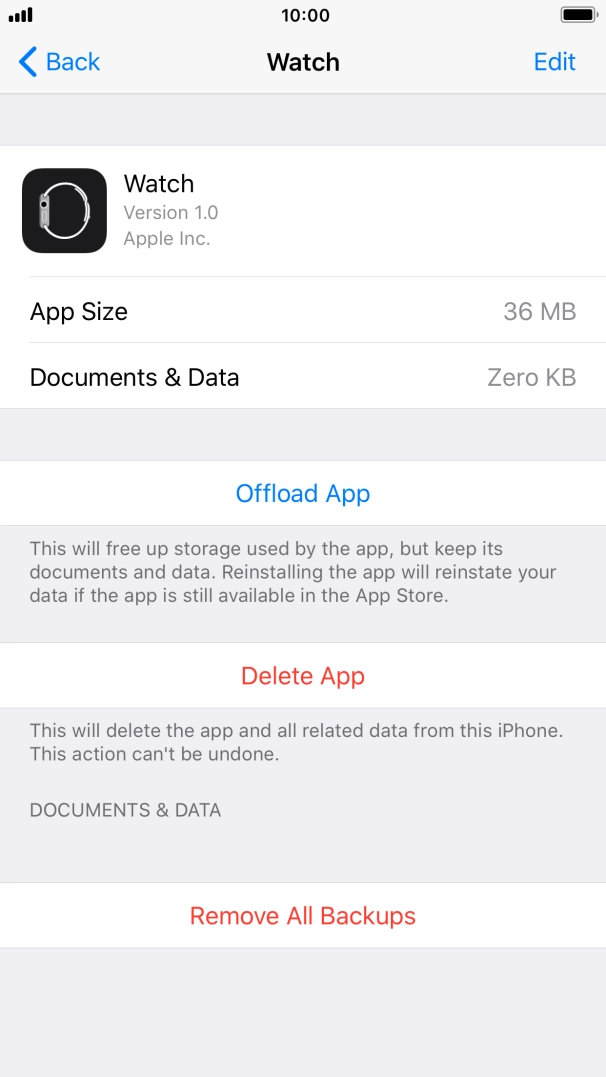 Press Offload App.