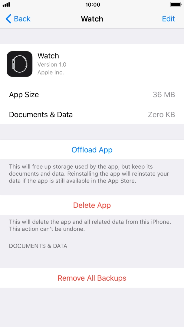 Press Offload App.