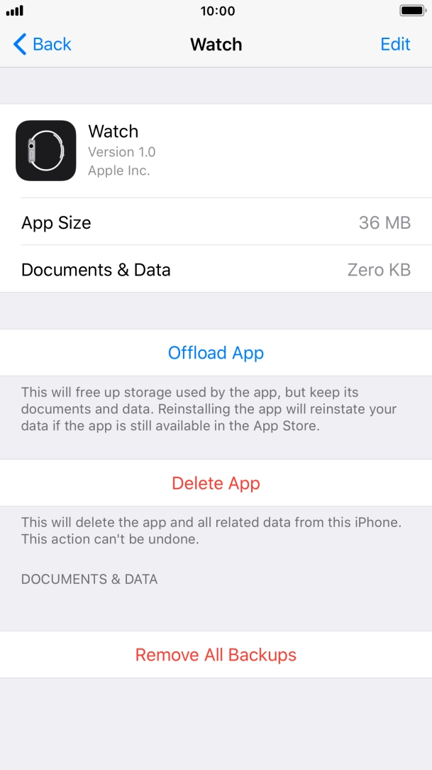 Press Offload App.