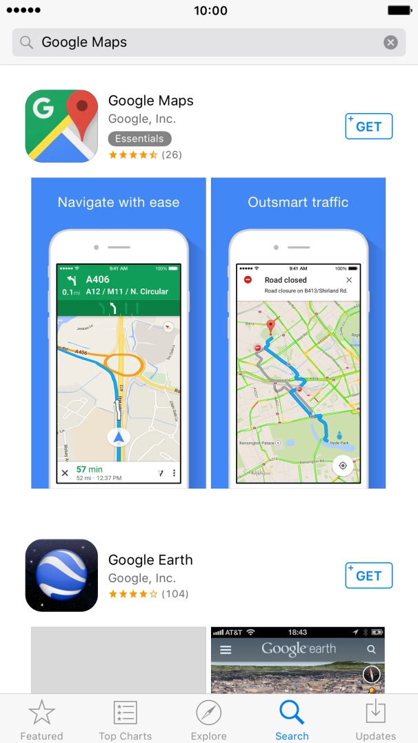 Press Google Maps. Press Google Maps.