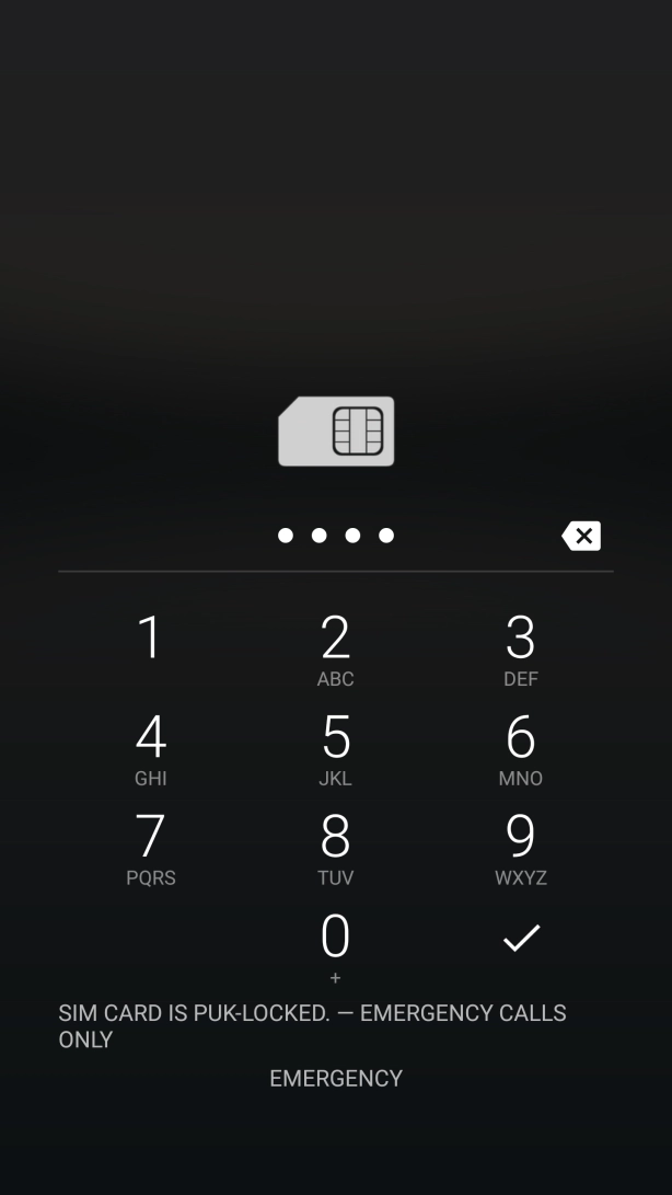 Key in a new four-digit PIN and press the confirm icon. Key in a new four-digit PIN and press the confirm icon.