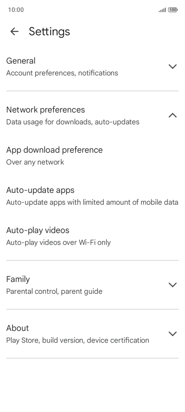 Press Auto-update apps. Press Auto-update apps.