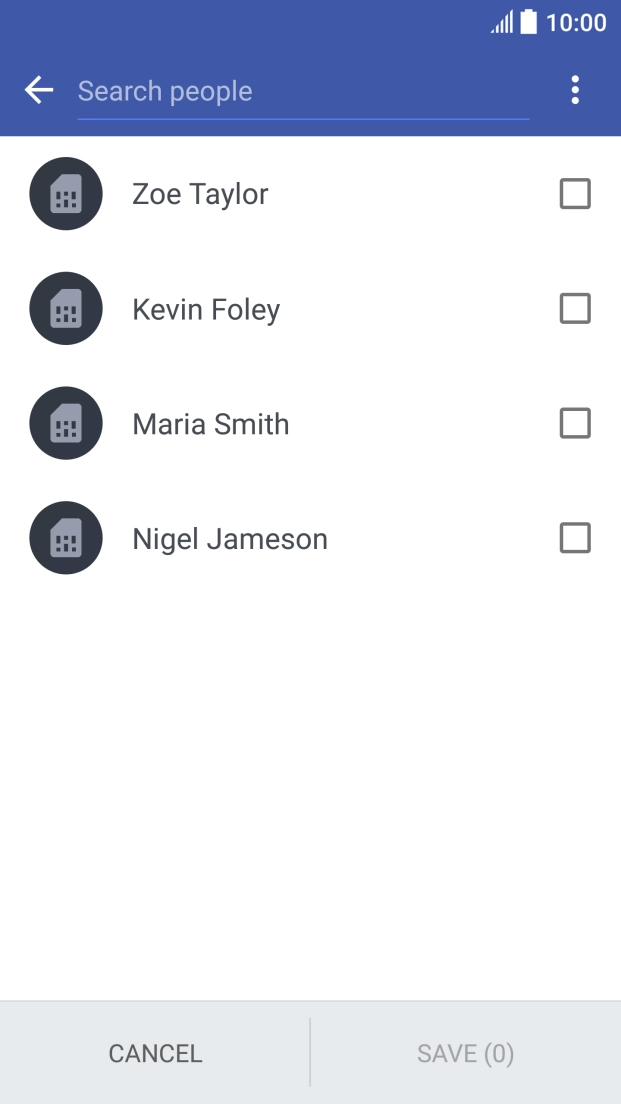 Press the menu icon. Press the menu icon.