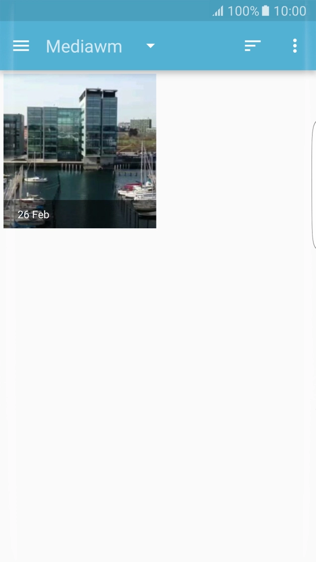 Press the required video clip. Press the required video clip.