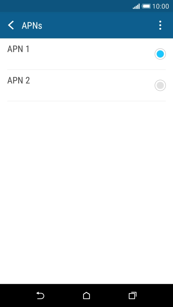Press the Home key to return to the home screen.