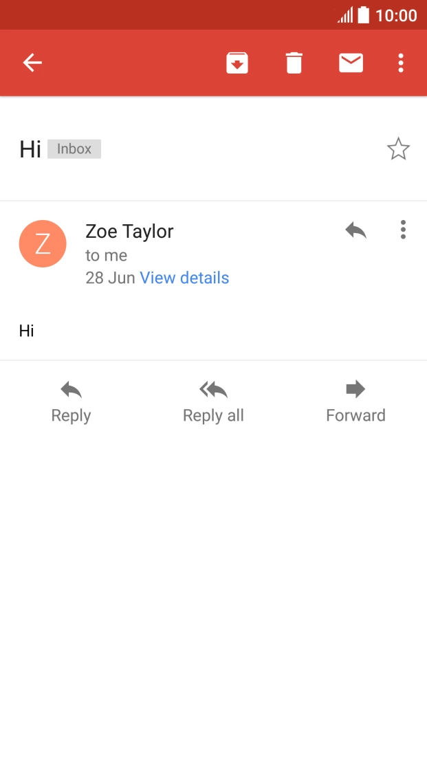Press Reply.