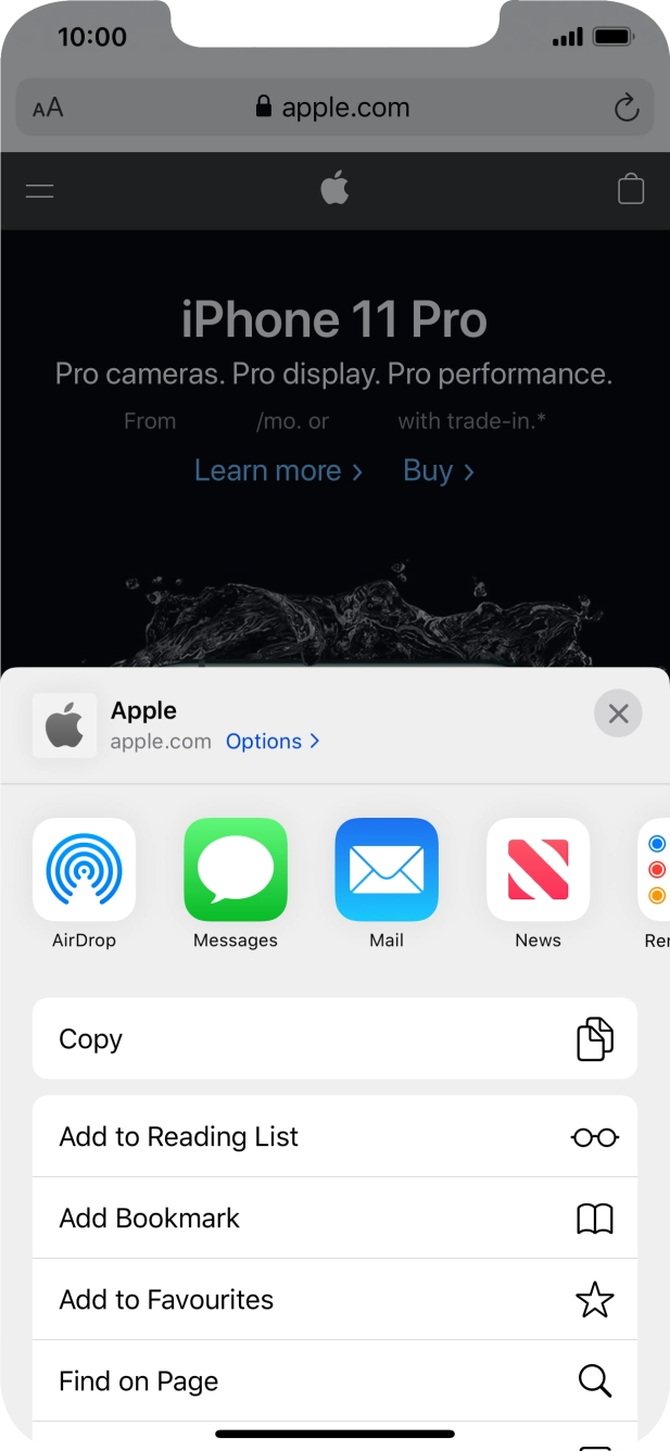 Press Add Bookmark. Press Add Bookmark.