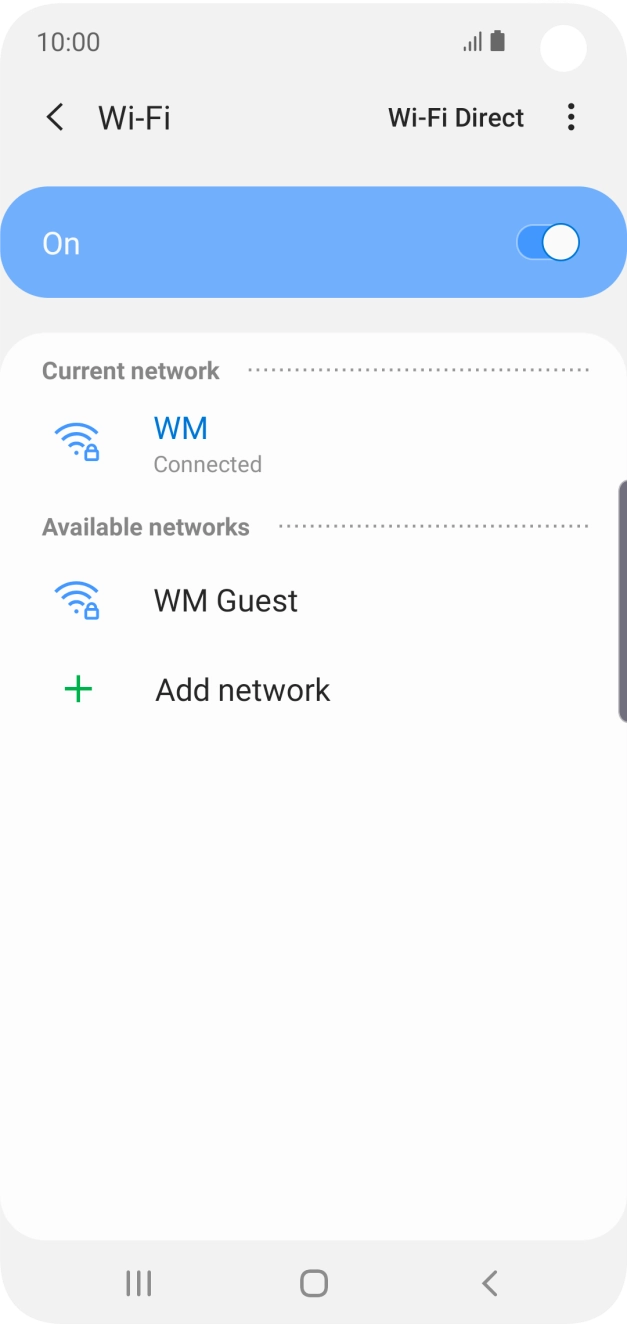 Press the Home key to return to the home screen. Press the Home key to return to the home screen.