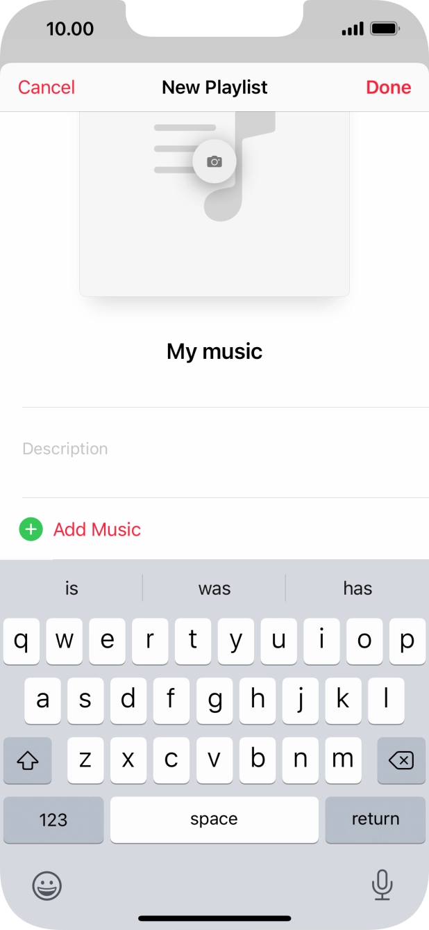 Press Add Music.