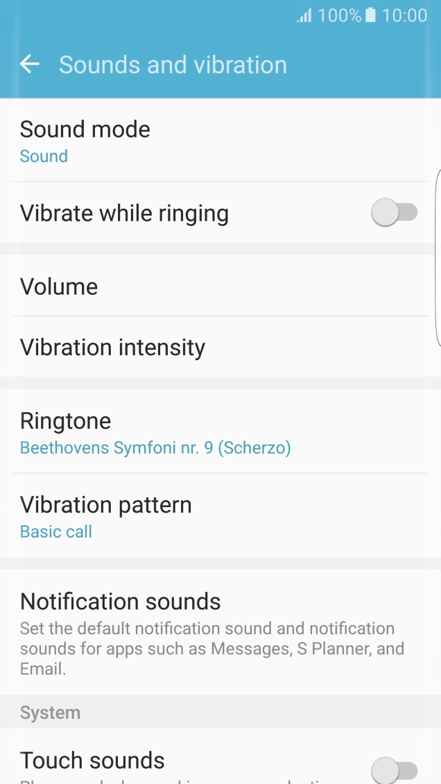 Press the Home key to return to the home screen.