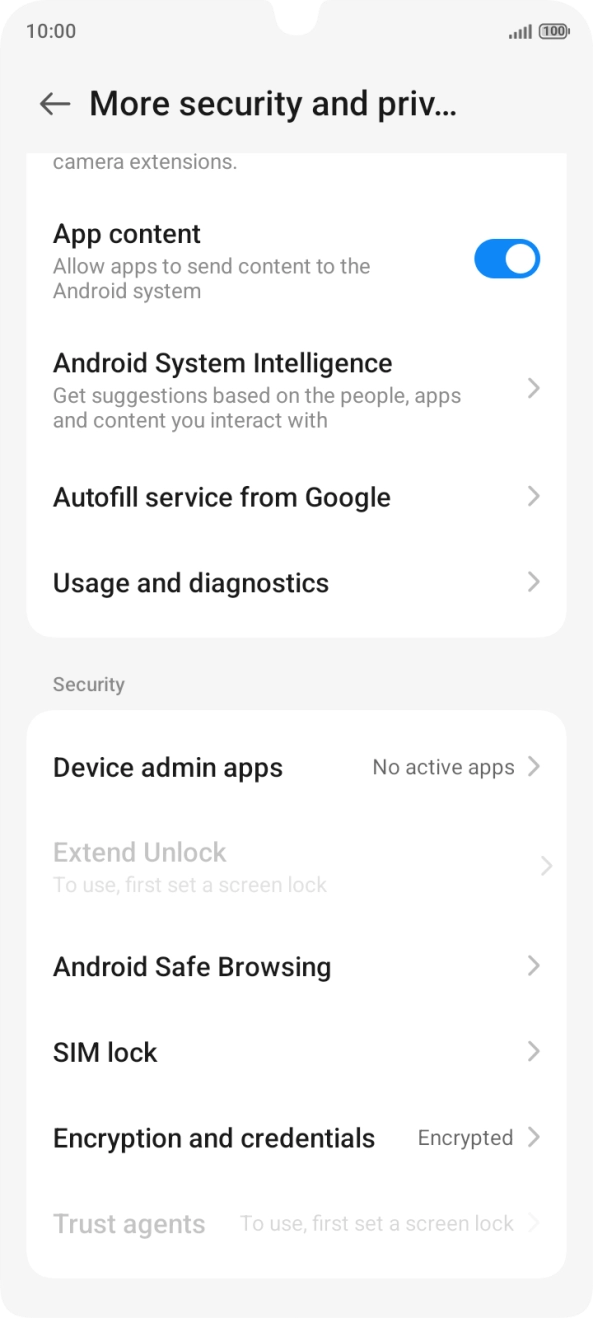 Press SIM lock. Press SIM lock.