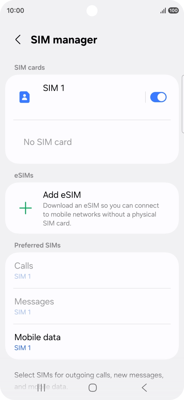 Press Add eSIM.