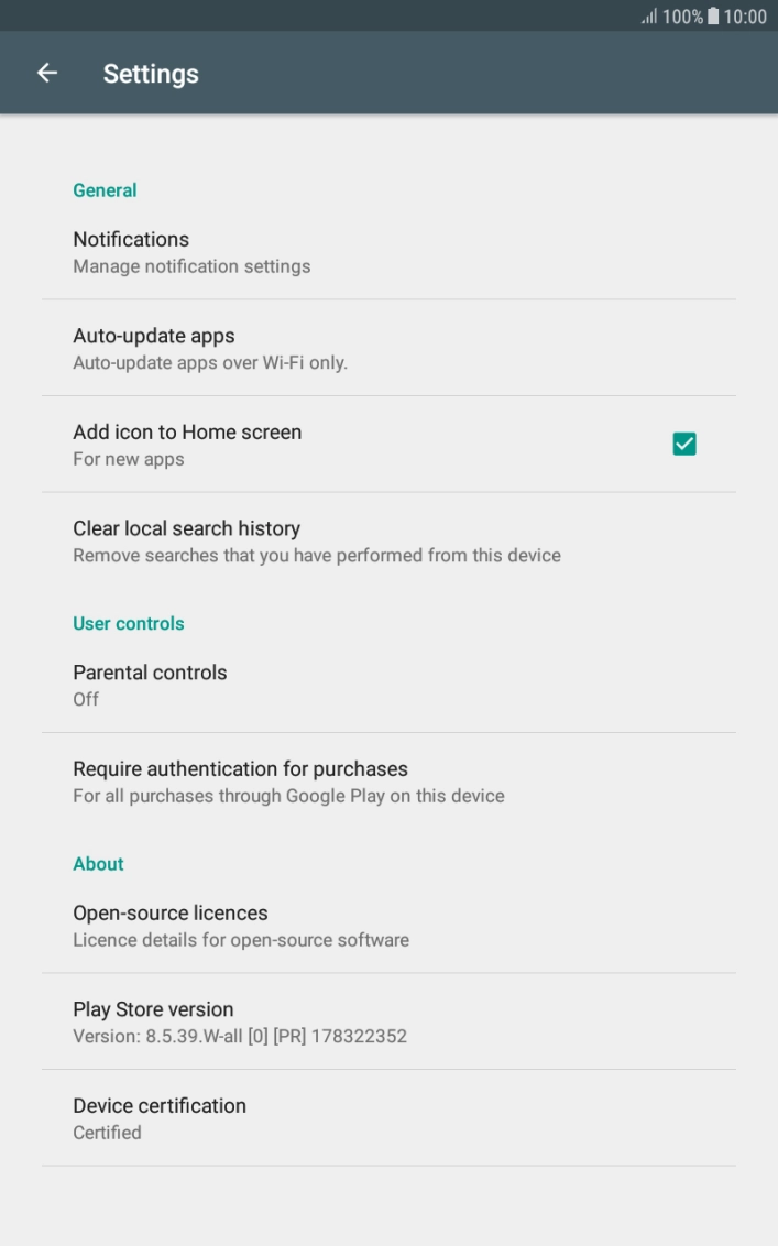Press Auto-update apps. Press Auto-update apps.
