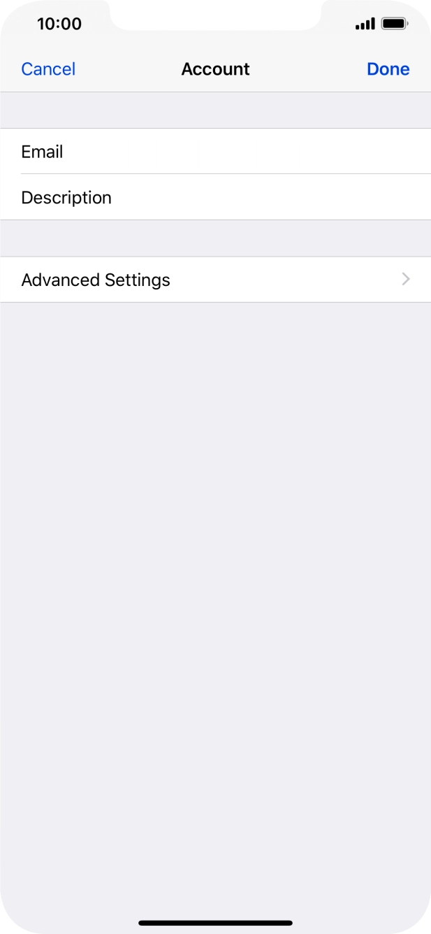 Press Advanced Settings. Press Advanced Settings.