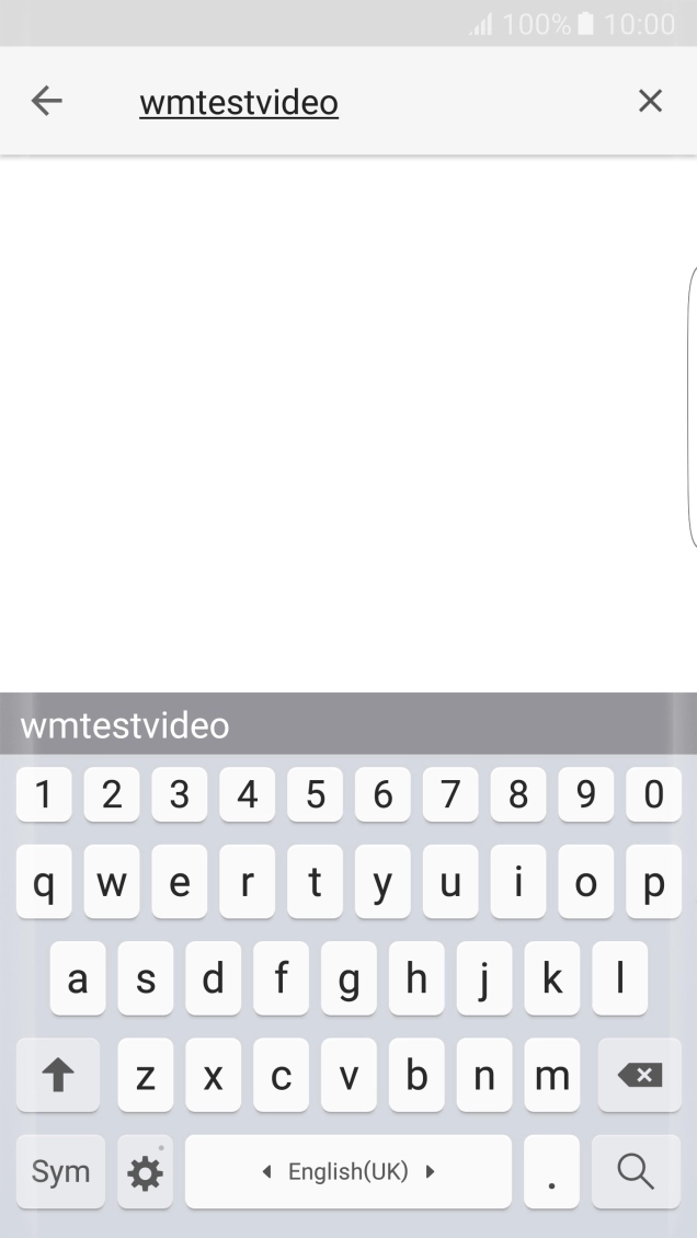 Key in the required search word and press the search icon. Key in the required search word and press the search icon.