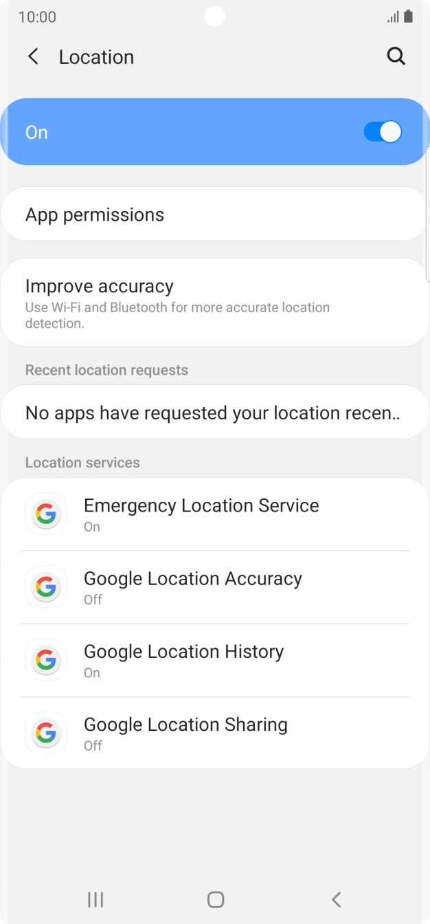 Press App permissions. Press App permissions.