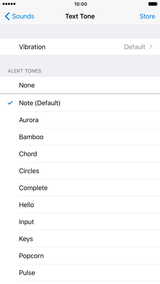 Press the required message tones to hear them.