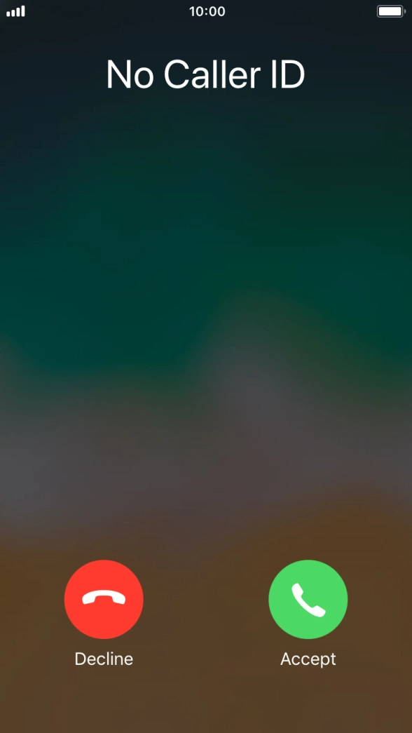 If the screen lock is turned off, press Accept.