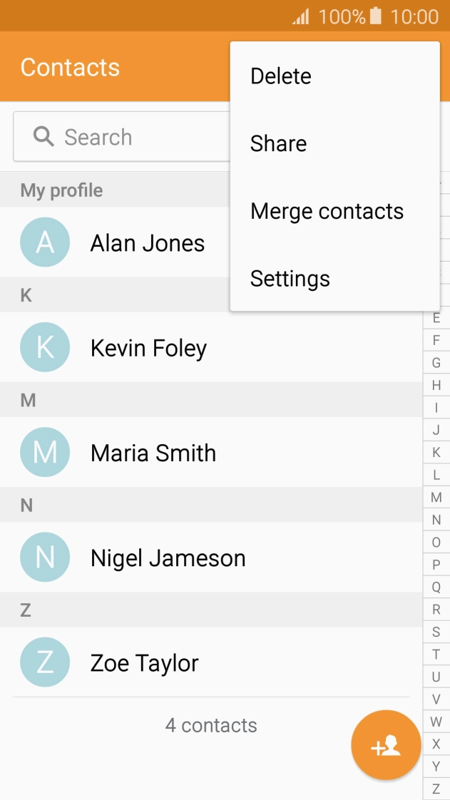 Press Settings. Press Settings.