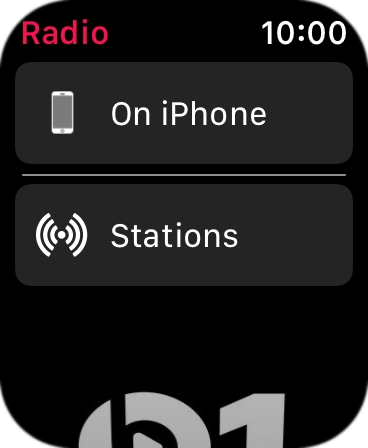 Press Stations and go to the required radio station. Press Stations and go to the required radio station.