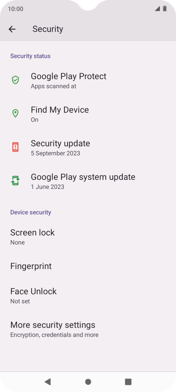 Press the Home key to return to the home screen. Press the Home key to return to the home screen.