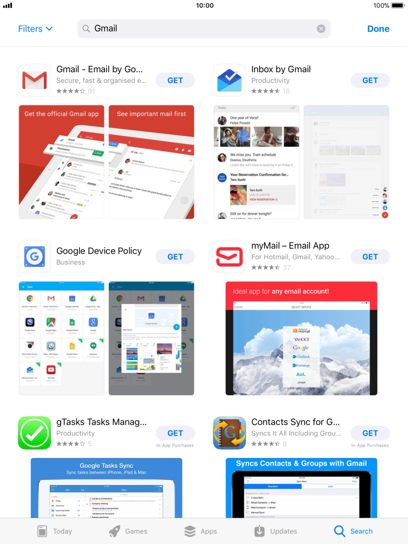 Press Gmail.