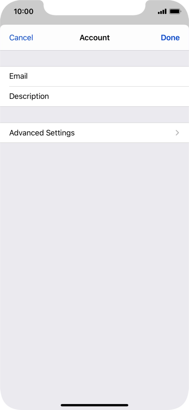 Press Advanced Settings. Press Advanced Settings.