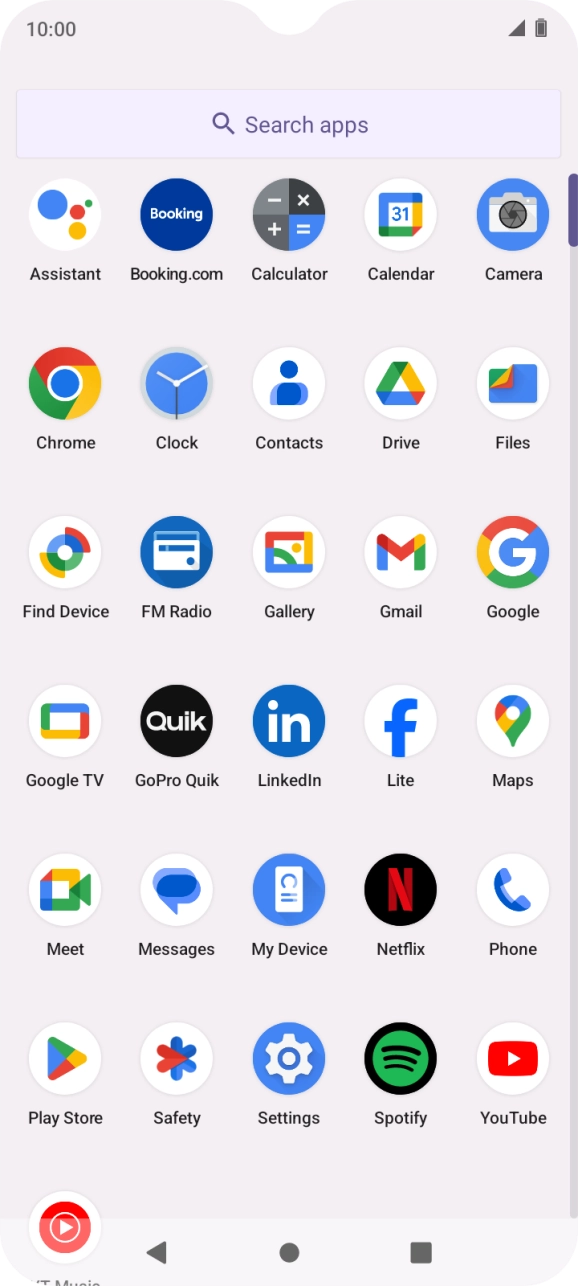 Press Play Store.