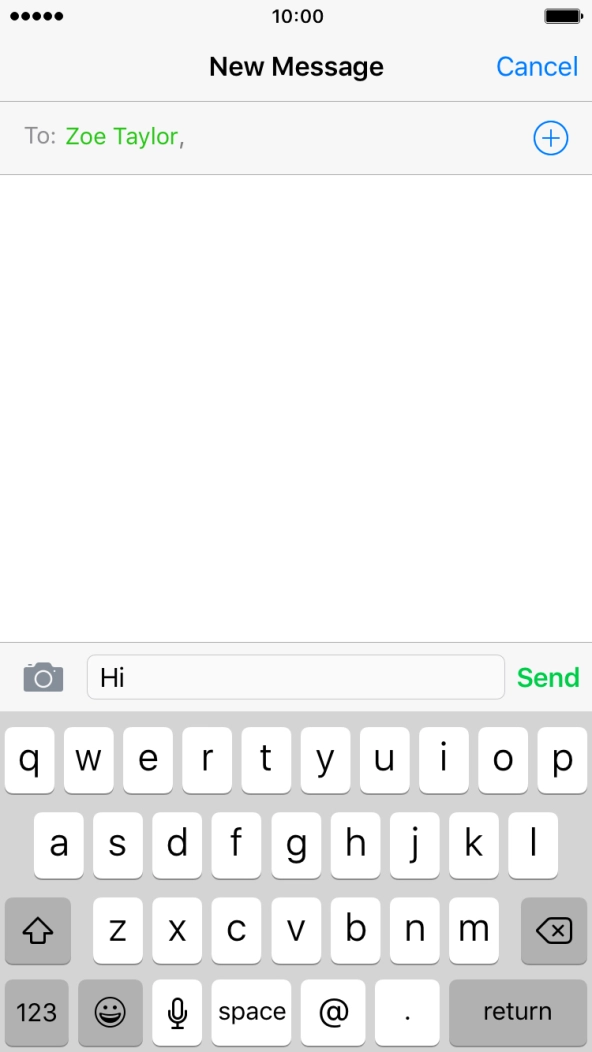 Press Send.