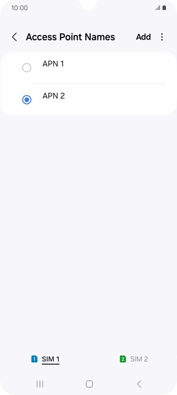 Press the Home key to return to the home screen.
