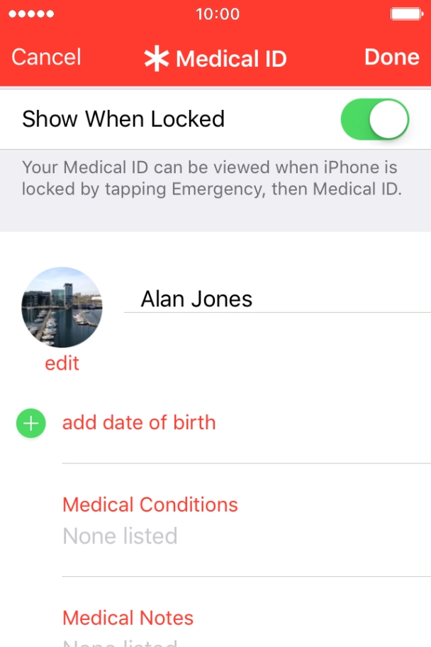 Press the required information and follow the instructions on the screen to add the information. Press the required information and follow the instructions on the screen to add the information.