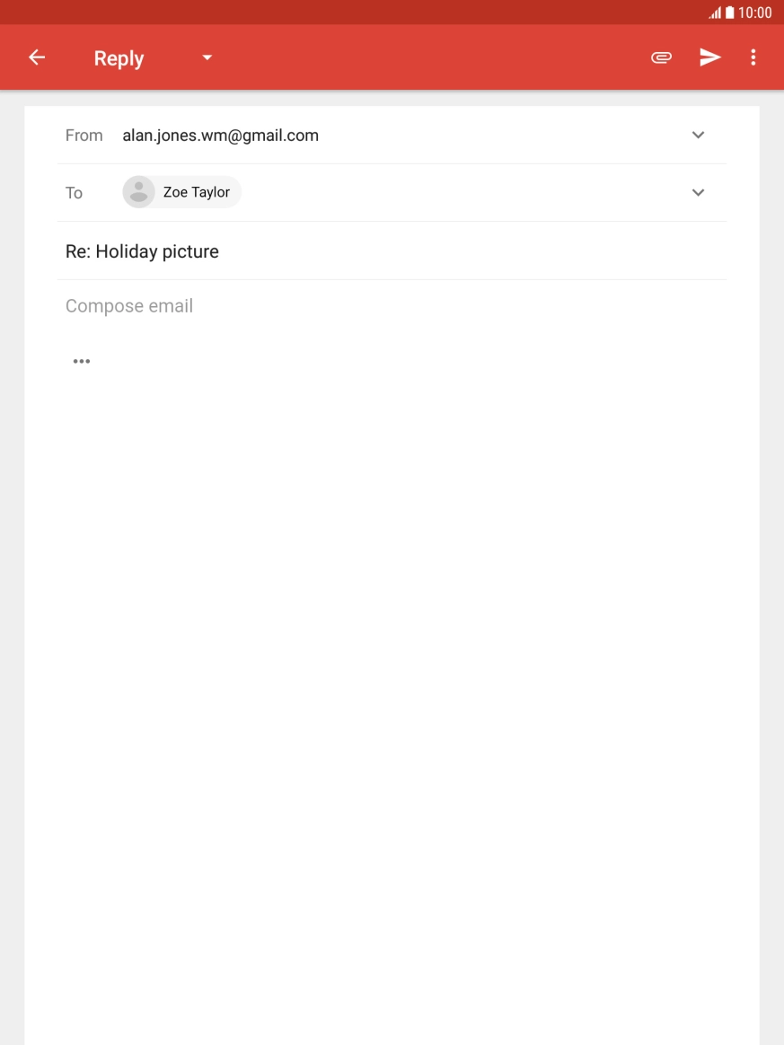 Press the text input field and write the required text. Press the text input field and write the required text.