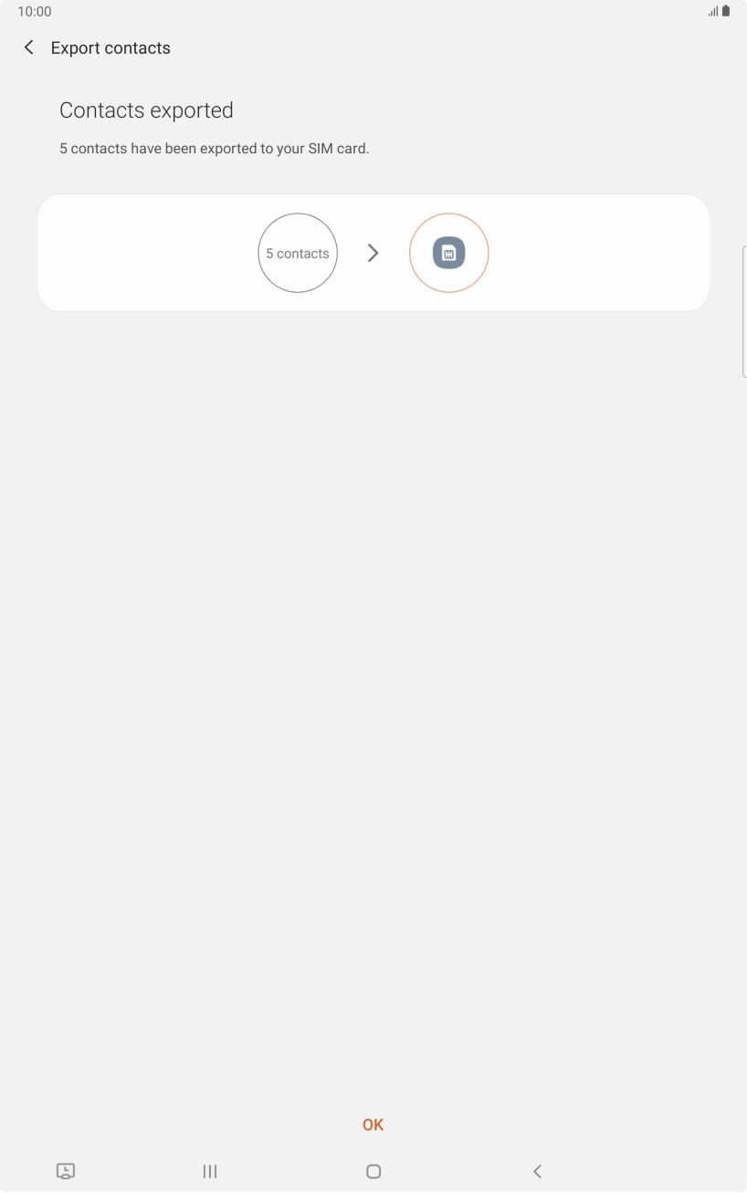 Press OK. Press OK.
