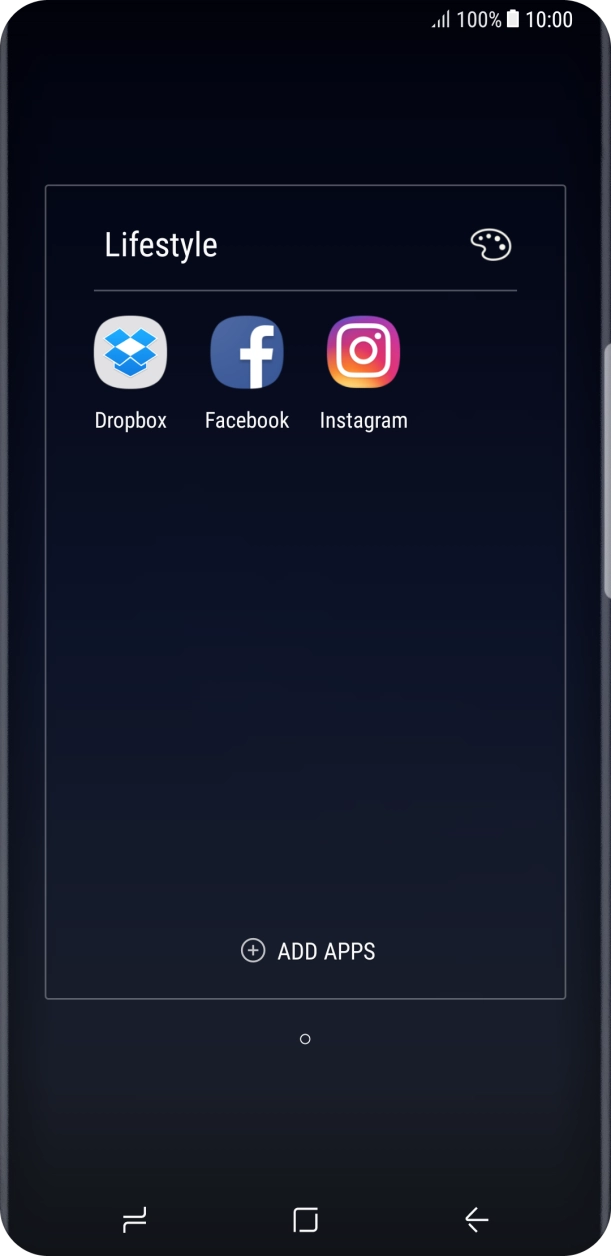 Press Facebook.